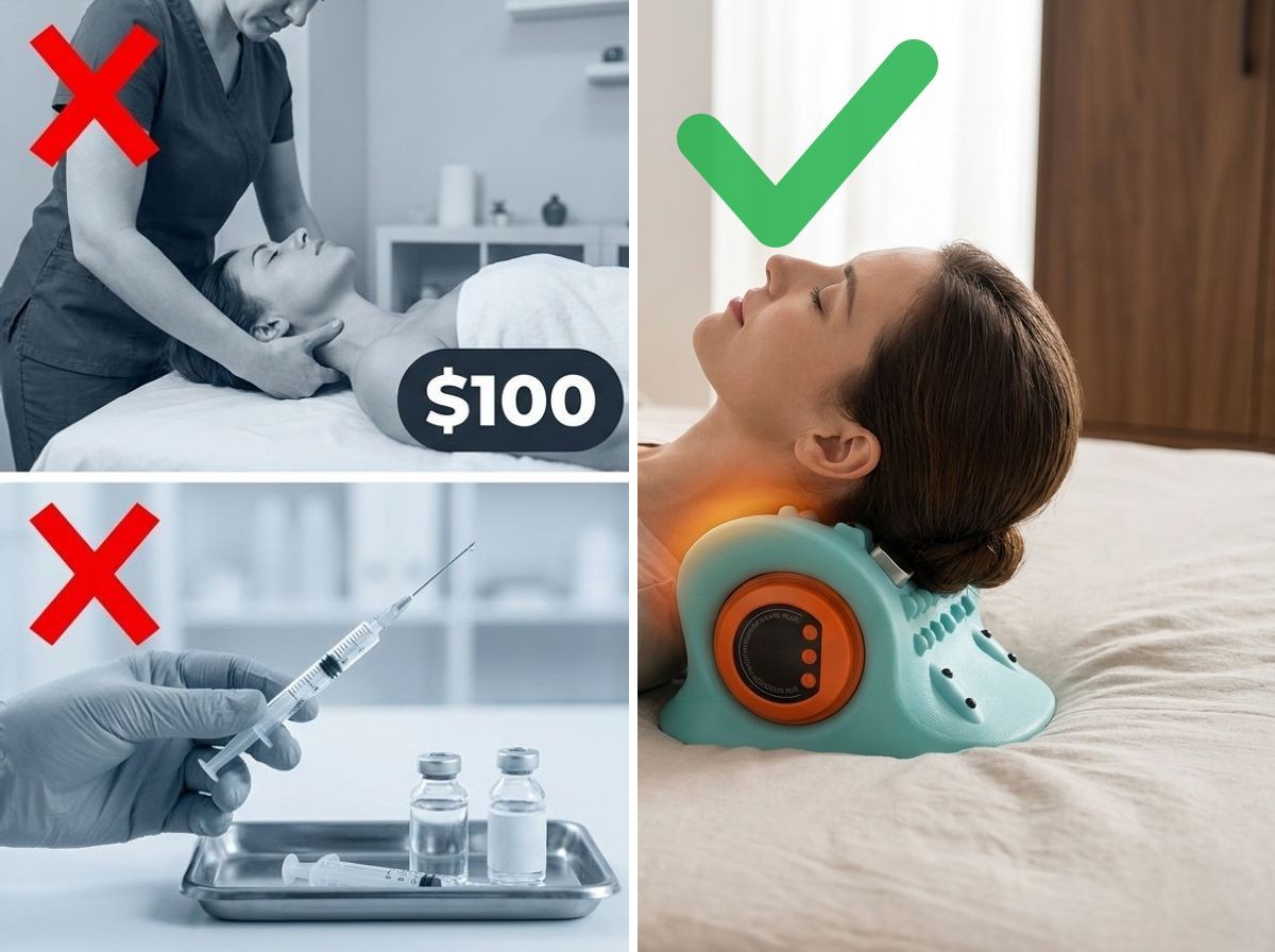 Expensive massage crossed out versus Cervya at home checked